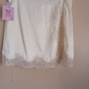 Wendy X Rihanna silk skirt black and white